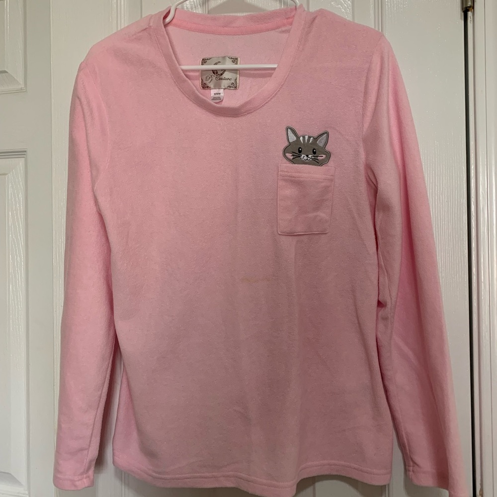 Cozy cat pajama set